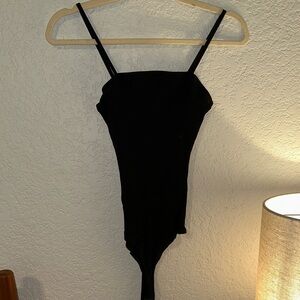 Black Strappy Bodysuit